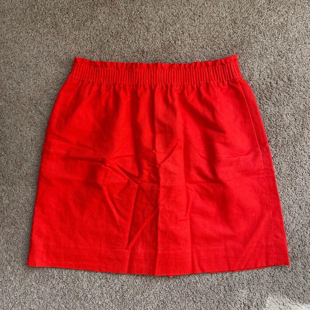 Perfect for Fall 🎃 J.Crew pumpkin orange sidewalk skirt